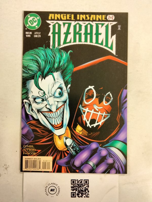 Azrael #28 (DC Comics), raw comic book in NM condition — front cover