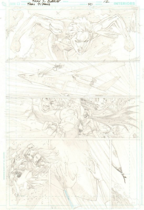 Teen Titans #40 (DC Comics, 2006), raw, ungraded comic book — front cover