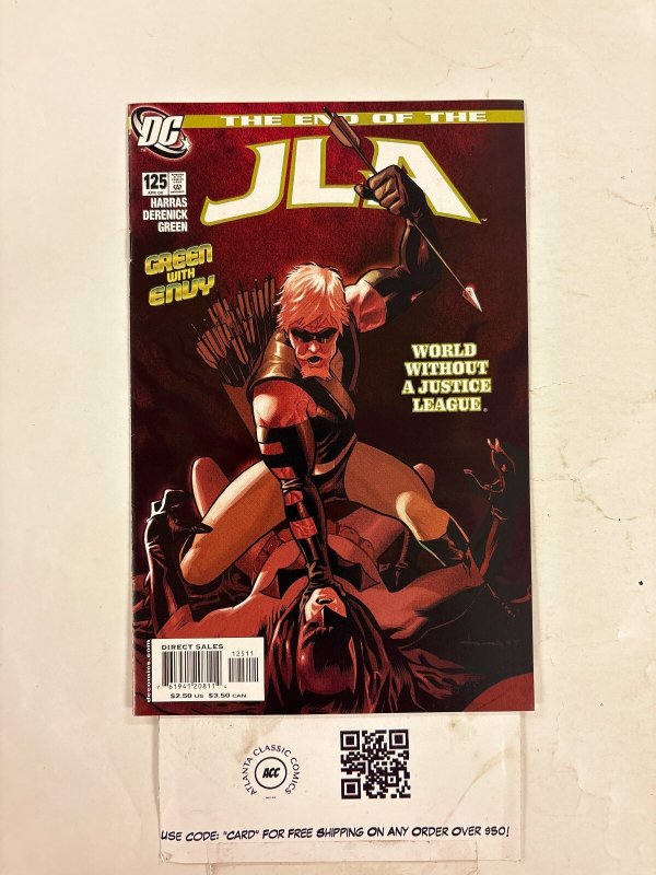 JLA #125 (DC Comics, 2006), raw comic book in NM condition — front cover