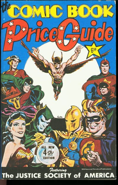 Overstreet Comic Book Price Guide #4, raw comic book in VF/NM condition — front cover