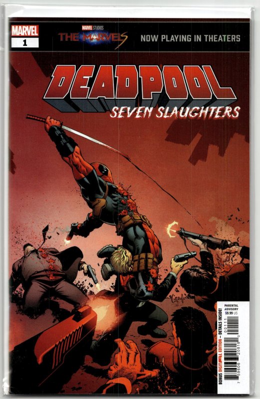 Deadpool: Seven Slaughters (2024) Deadpool (2024), raw, ungraded comic book — front cover