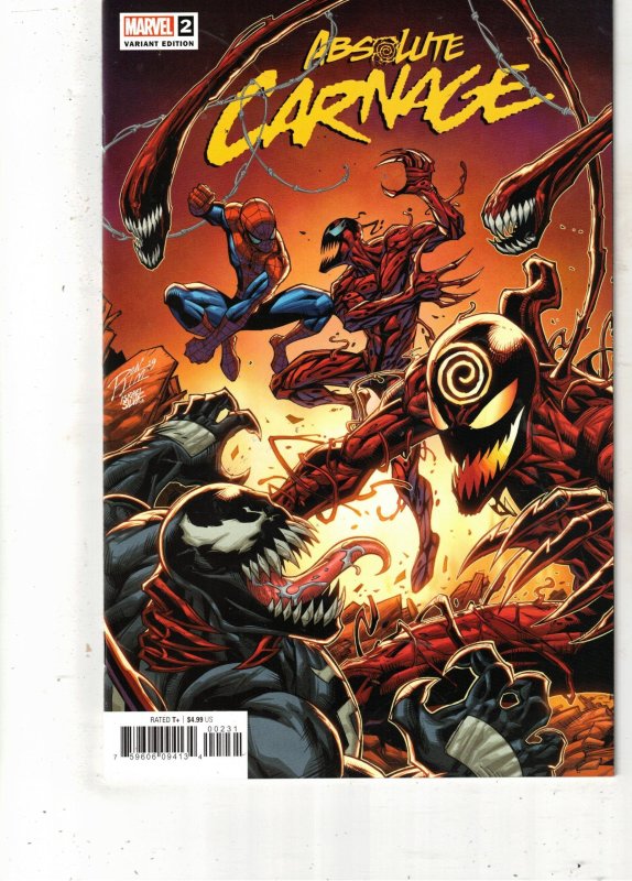 Absolute Carnage #2 (2019), raw comic book in NM+ condition — front cover