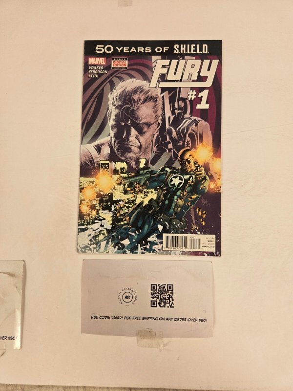 Fury #1 (Marvel Comics), raw comic book in NM condition — front cover
