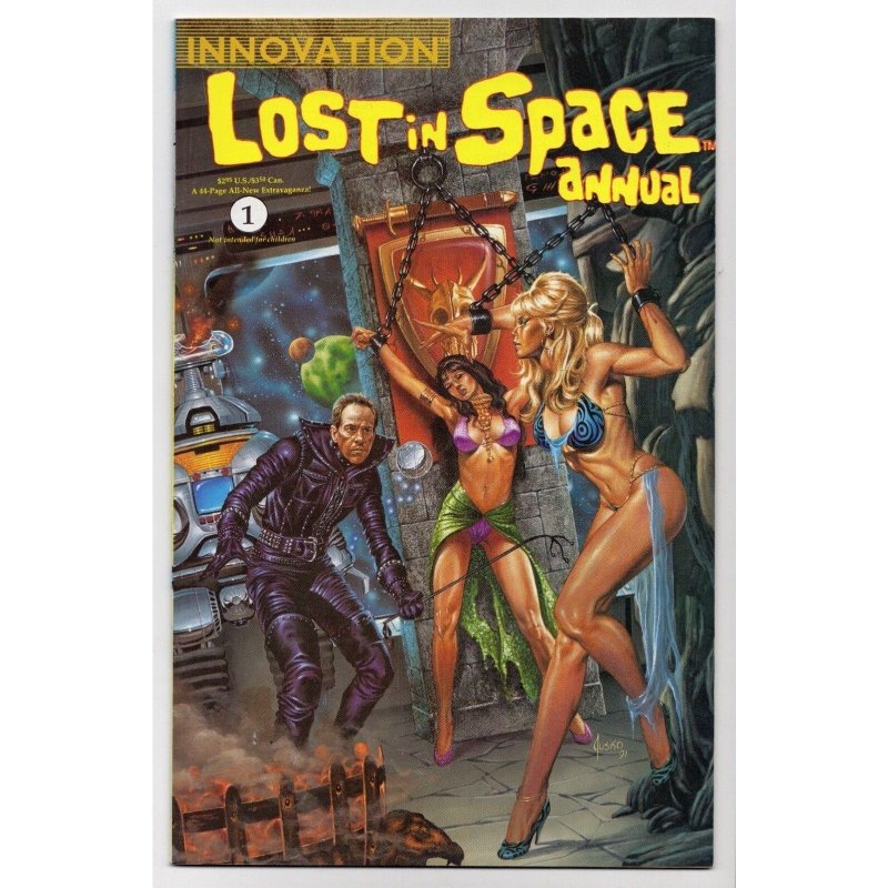 Lost in Space Annual #1 (1992), raw comic book in NM+ 9.6 condition — front cover