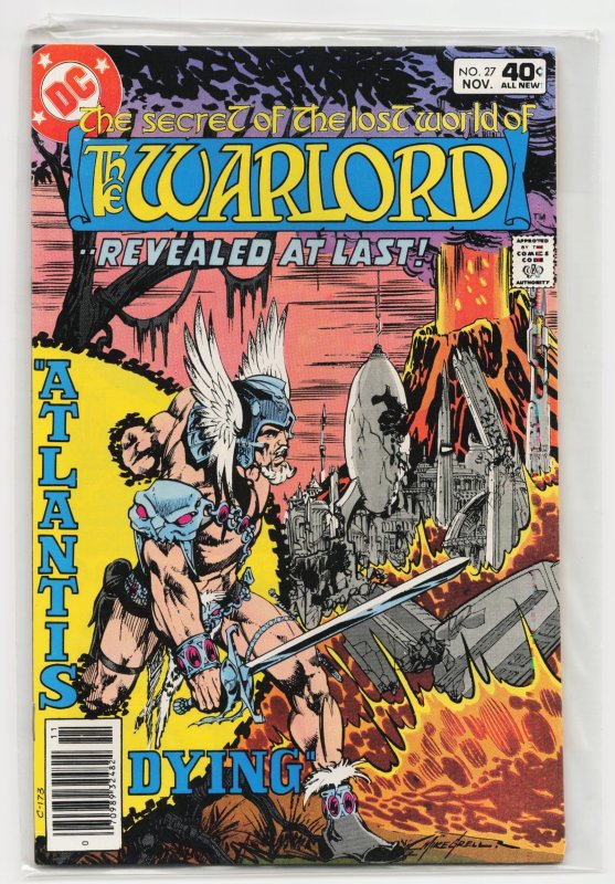 Warlord #27 (DC Comics, 1979), raw, ungraded comic book — front cover