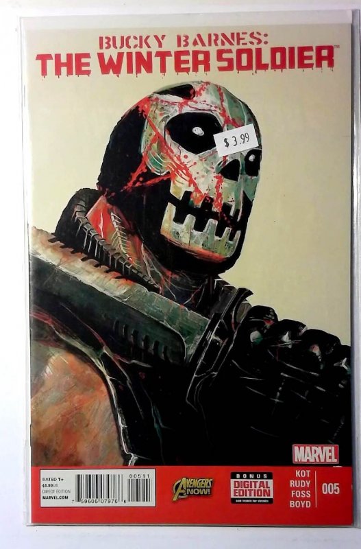 Bucky Barnes: The Winter Soldier #5 (Marvel Comics, 2015), raw, ungraded comic book — front cover