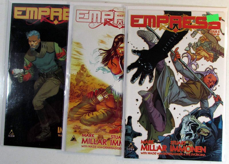 Empress Lot of 3 #3, 4, 5 Icon (2016) NM 1st Print Comic Books (2016), raw comic book in NM condition — front cover