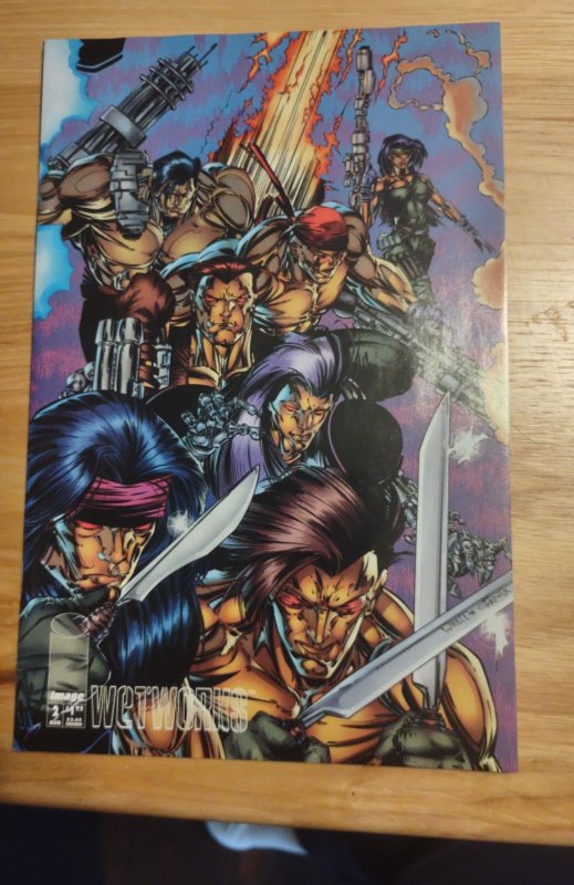 Wetworks #2 (Image Comics, 1994), raw, ungraded comic book — front cover