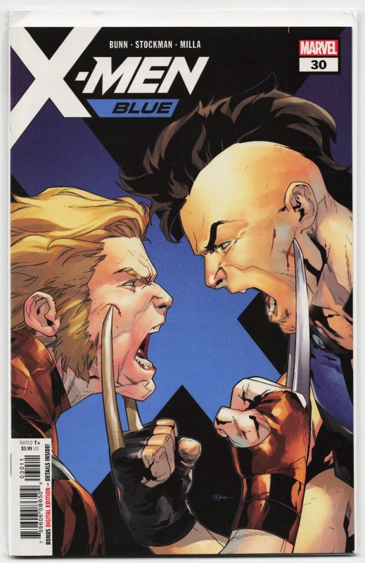 X-Men: Blue #30 (Marvel Comics, 2018), raw, ungraded comic book — front cover