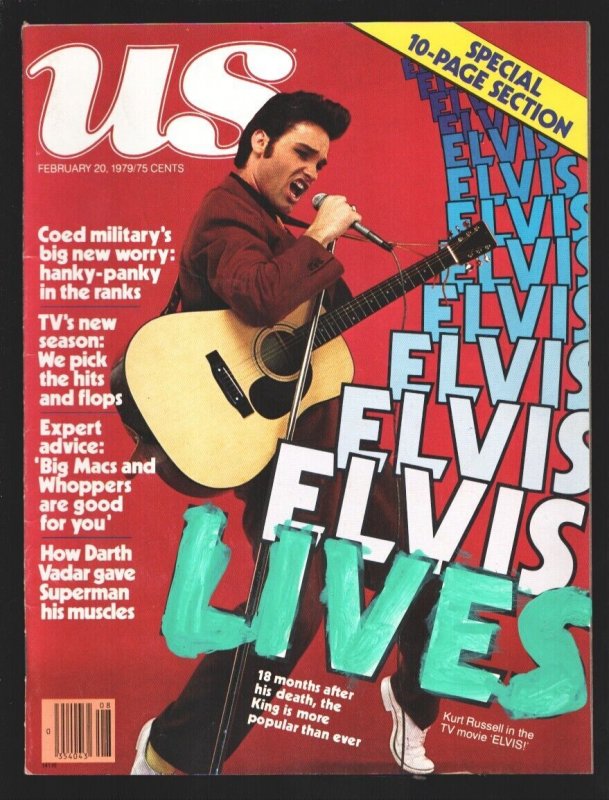 US 2/2/19791-Peters-Elvis Lives-10 Page Special Section-Darth Vadar & Superma..., raw, ungraded comic book — front cover