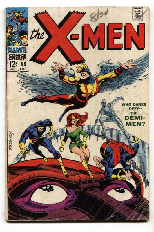 X-Men #49 - 1968 - Marvel - VG- - Comic Book (Marvel Comics, 1968), raw comic book in VG- condition — front cover
