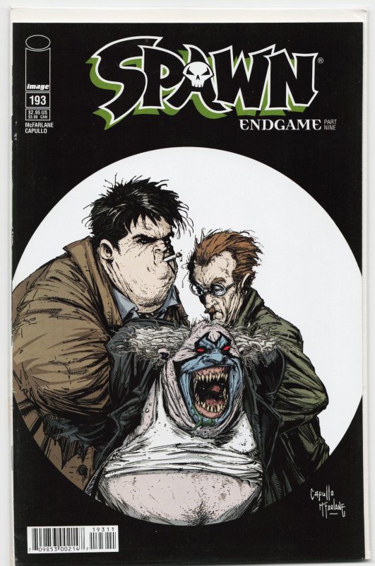 Spawn #193 (Image Comics, 2009), raw, ungraded comic book — front cover