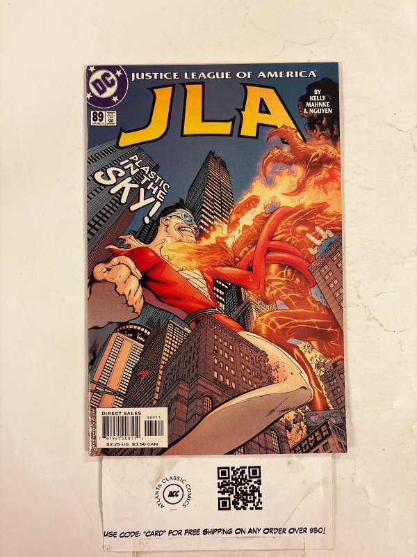 JLA #89 (DC Comics), raw comic book in NM condition — front cover