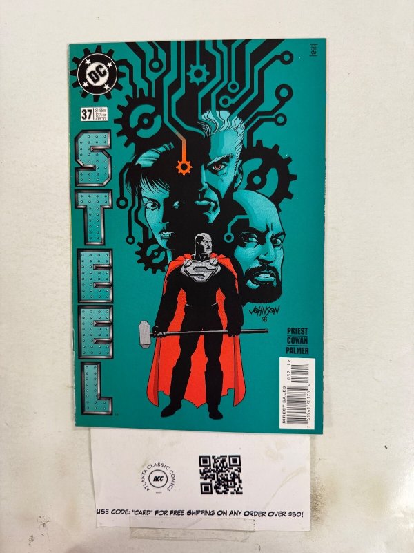 Steel #37 (DC Comics, 1997), raw comic book in NM condition — front cover