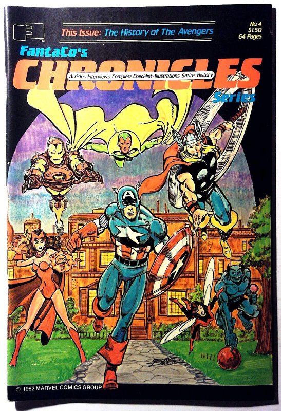 FantaCo's Chronicles #4 (1982), raw, ungraded comic book — front cover