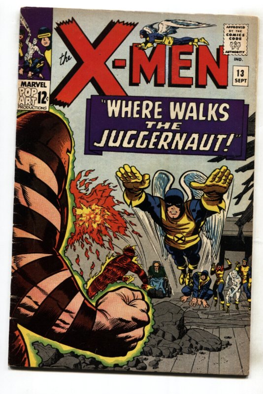 X-Men #13 - 1965 - Marvel - FN+ - Comic Book (Marvel Comics, 1965), raw comic book in FN+ condition — front cover