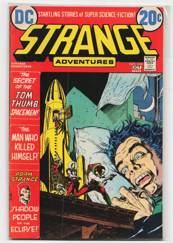 Strange Adventures #238 (DC Comics, 1972), raw, ungraded comic book — front cover