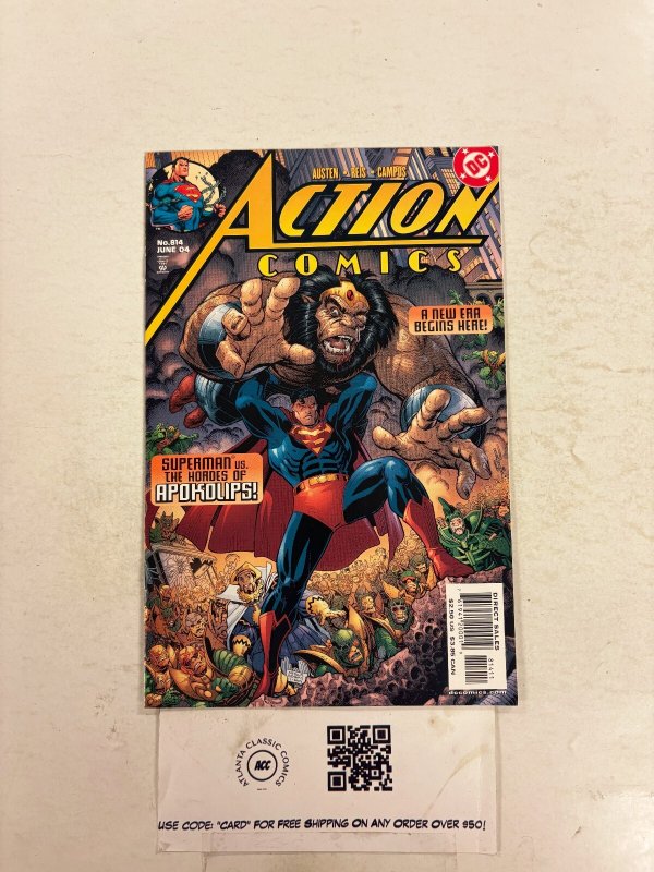 Action Comics #814 (DC Comics, 2003), raw comic book in NM condition — front cover