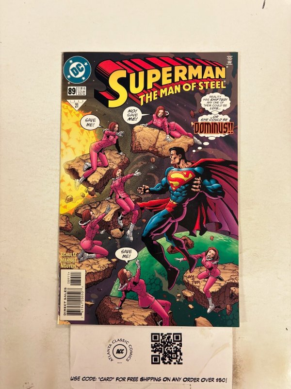 Superman Man of Steel #89 (DC Comics), raw comic book in NM condition — front cover