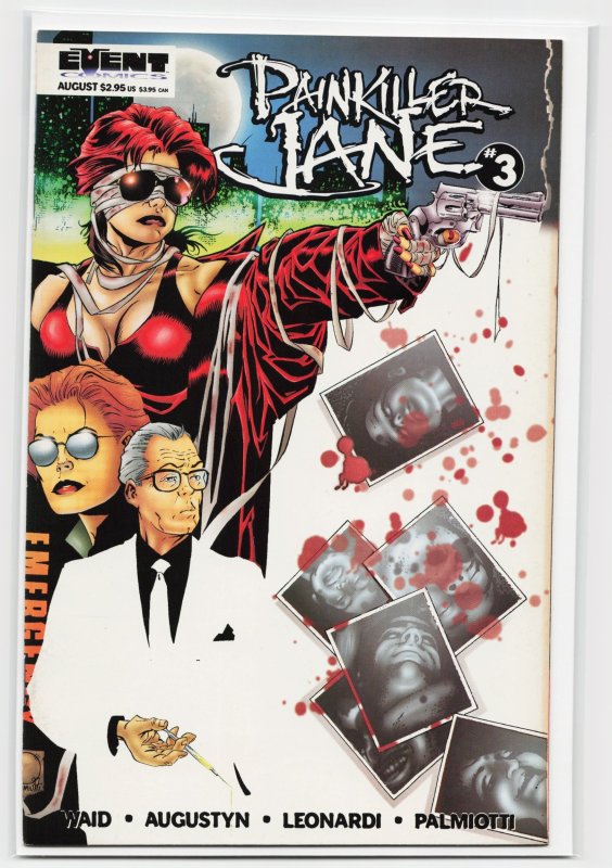 Painkiller Jane #3 (Event Comics, 1997), raw, ungraded comic book — front cover