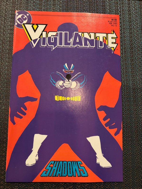 Vigilante #14 (DC Comics, 1985), raw, ungraded comic book — front cover