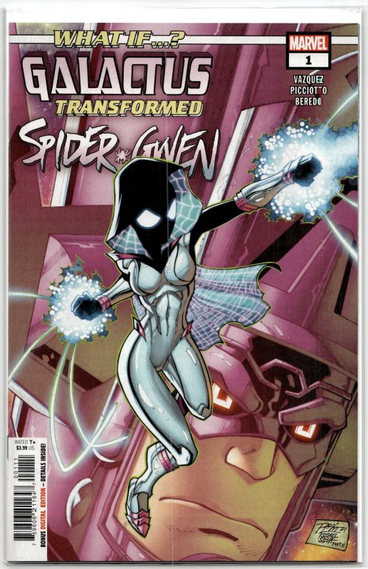 What If...? Galactus: Galactus Transformed Spider-Gwen? (2025) What If (2025), raw, ungraded comic book — front cover
