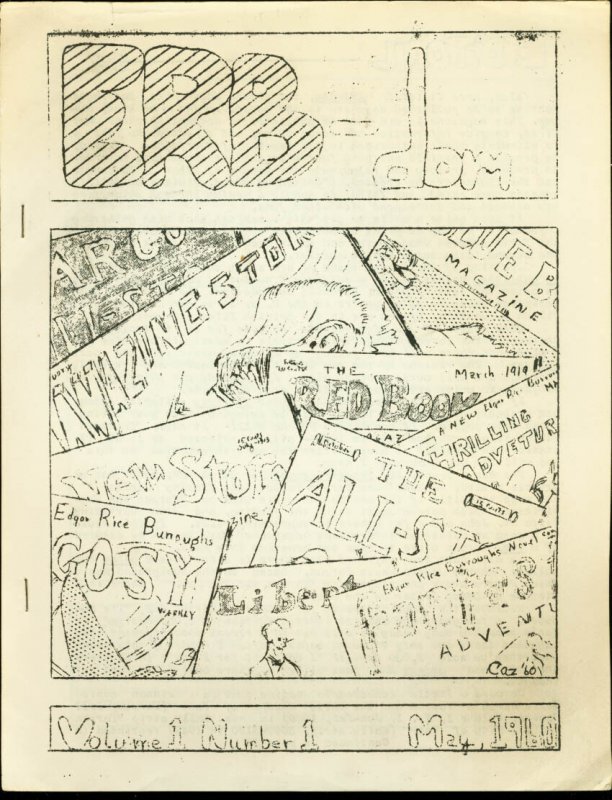 Erb-Dom #1-1960-Tarzan/edgar Rice Burroughs Fanzine FN, raw comic book in FN condition — front cover