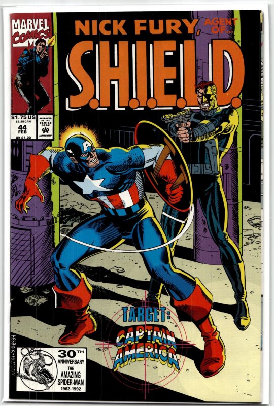 Nick Fury, Agent of SHIELD #44 (Marvel Comics, 1993), raw, ungraded comic book — front cover