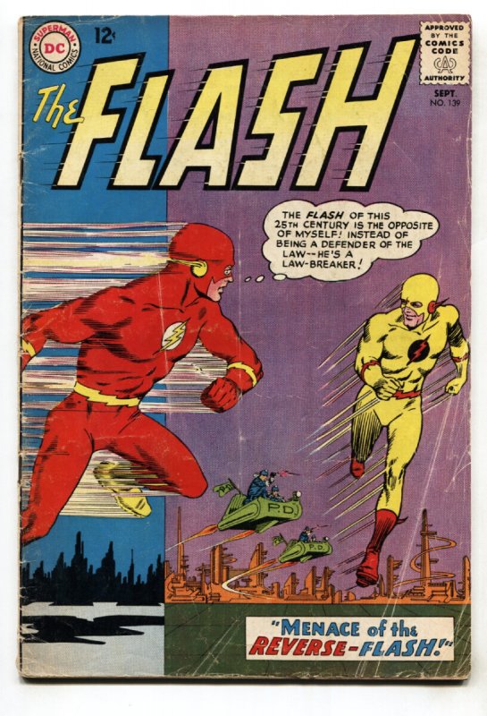 Flash #139 - 1963 - DC - VG - Comic Book (DC Comics, 1963), raw comic book in VG condition — front cover