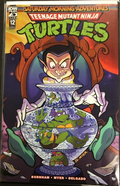 Teenage Mutant Ninja Turtles: Saturday Morning Adventures #12 (2024), raw, ungraded comic book — front cover