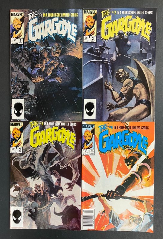 The Gargoyle (1985) #'s 1 2 3 4 Complete VF- (7.5) Lot Bernie Wrightson Covers (1985), raw comic book in VF- 7.5 condition — front cover