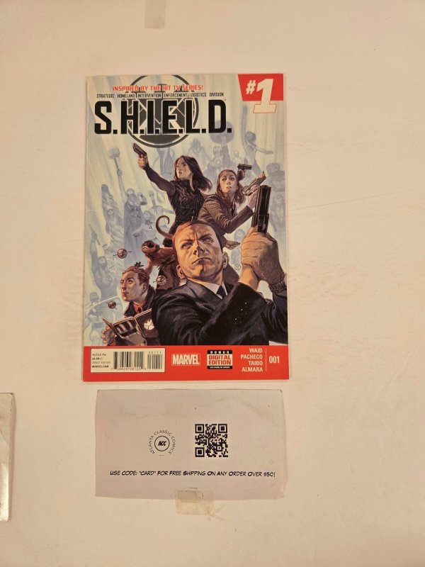 S.h.i.e.l.d #1 (Marvel Comics), raw comic book in NM condition — front cover