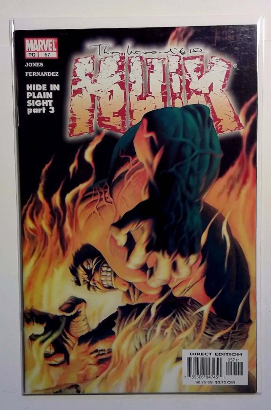 Incredible Hulk #57 (Marvel Comics, 2003), raw comic book in NM condition — front cover