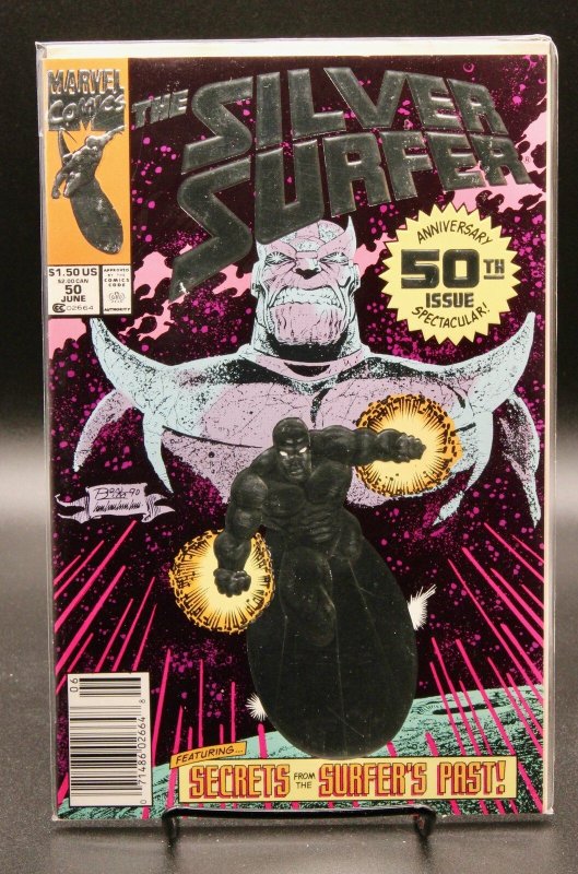 Silver Surfer #50 (Marvel Comics, 1991), raw, ungraded comic book — front cover