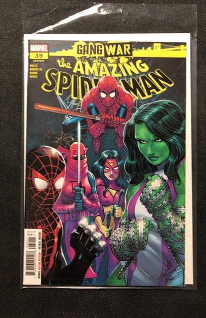 The Amazing Spider-Man #39 (Marvel Comics, 2024), raw, ungraded comic book — front cover