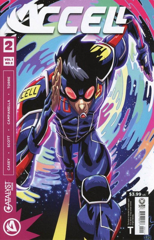 Accell #2 (2017), raw comic book in VF/NM condition — front cover
