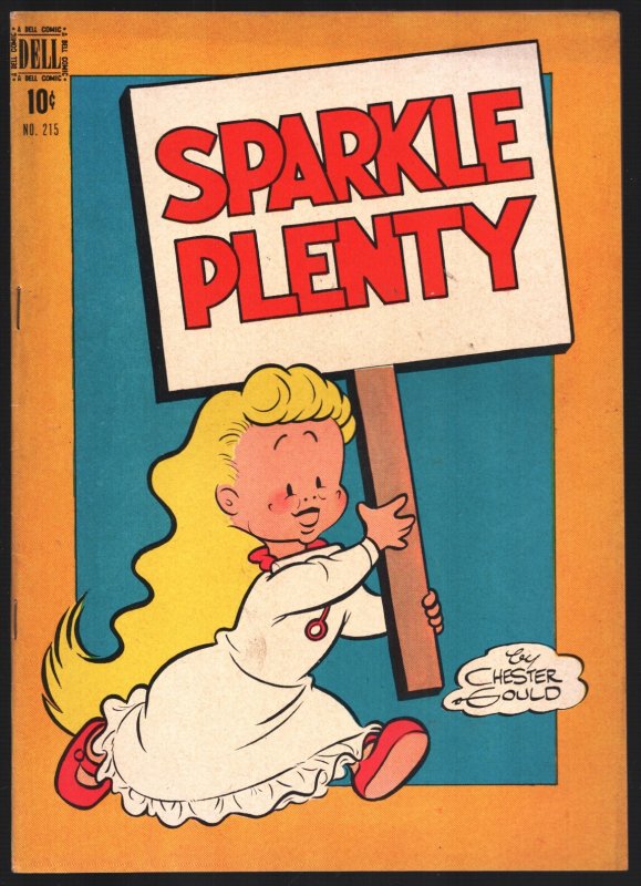 Sparkle Plenty-Four Color Comics #215, raw, ungraded comic book — front cover