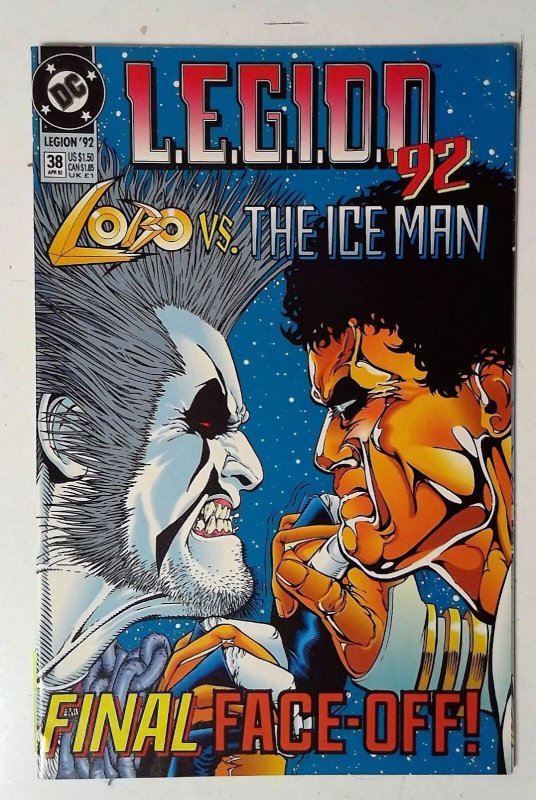 L.e.g.i.o.n #38 (DC Comics, 1992), raw comic book in VF+ condition — front cover