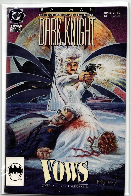 Legends of the Dark Knight Annual #2 (1992), raw, ungraded comic book — front cover