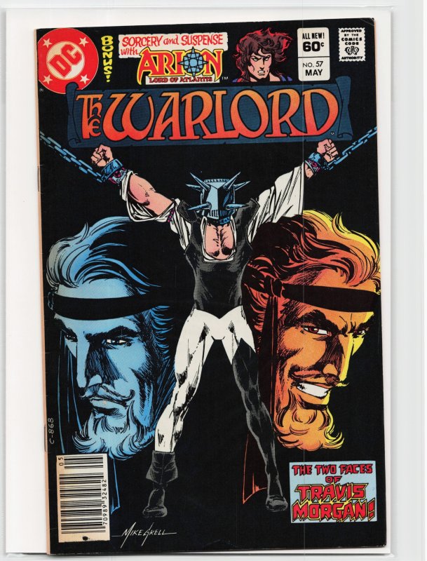 Warlord #57 (DC Comics, 1982), raw, ungraded comic book — front cover