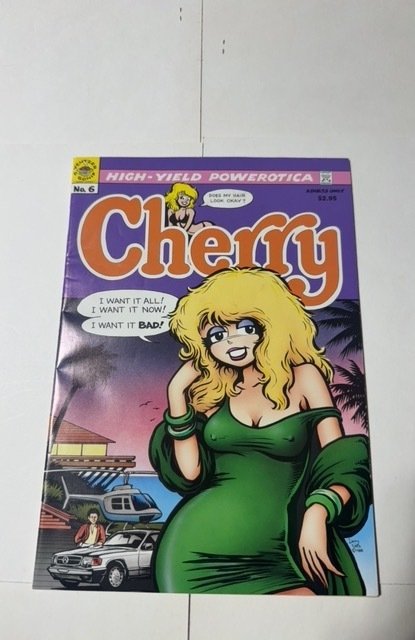 Cherry Poptart #6 (Last Gasp, 1988), raw comic book in NM condition — front cover