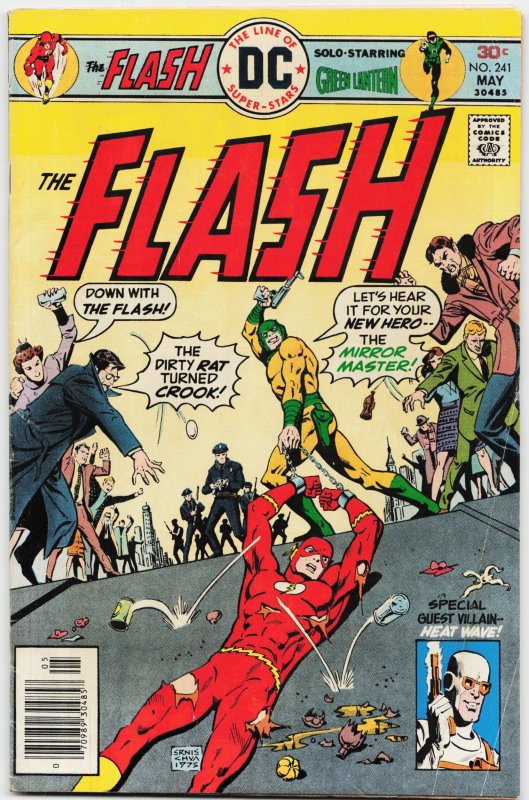 The Flash #241 (DC Comics, 1976), raw, ungraded comic book — front cover