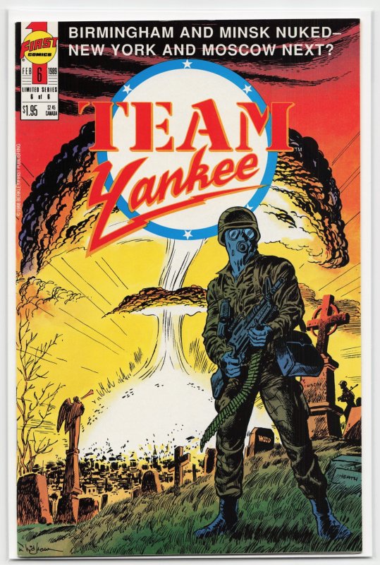 Team Yankee #6 (1989), raw, ungraded comic book — front cover