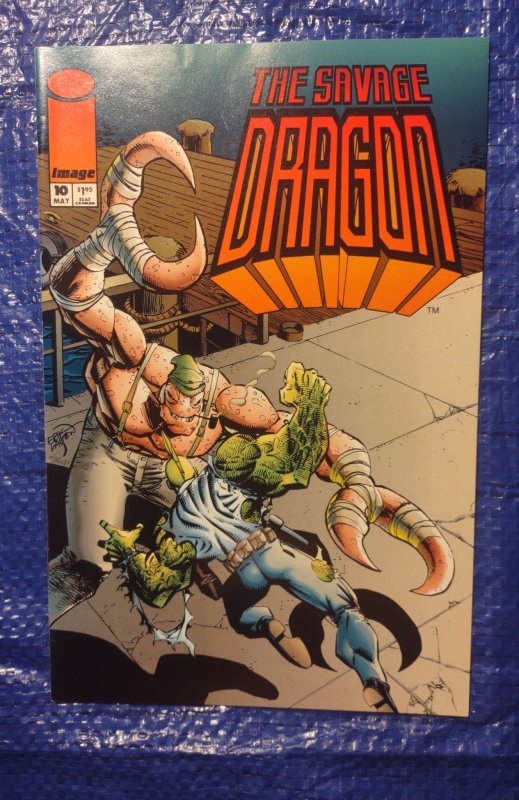 Savage Dragon #10 (Image Comics, 1994), raw, ungraded comic book — front cover