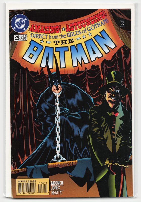 Batman #528 (DC Comics, 1996), raw, ungraded comic book — front cover