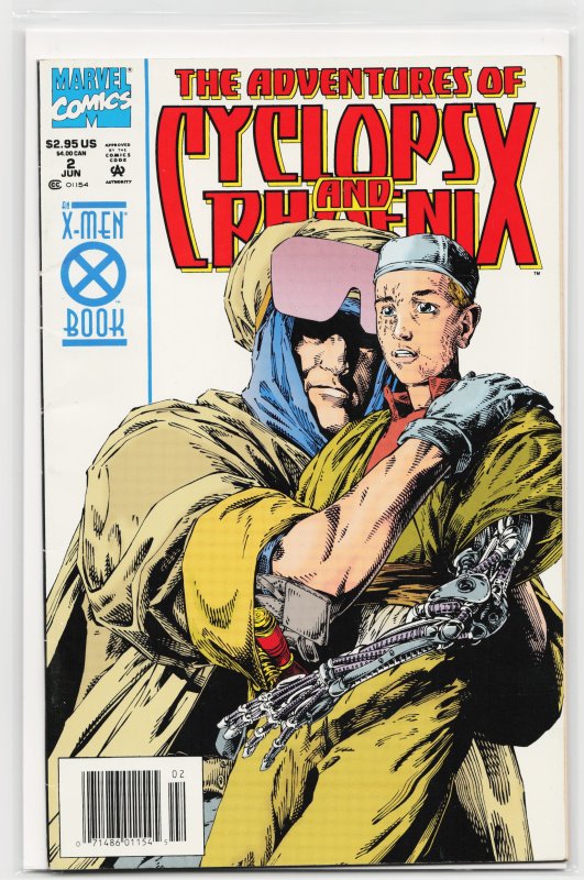 The Adventures of Cyclops and Phoenix #2 (Marvel Comics, 1994), raw, ungraded comic book — front cover