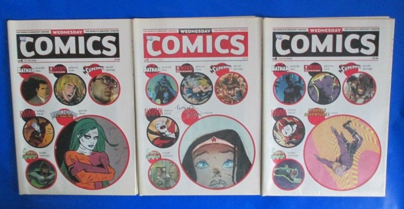 2009 DC Wednesday Comics LOT OF 3! VF #4-6 Batman Superman Kamandi Deadman (2009), raw comic book in VF condition — front cover