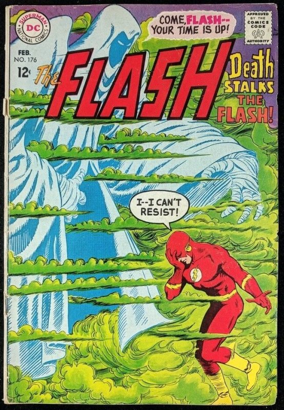 Flash #176 (DC Comics, 1959), raw comic book in VG 4.0 condition — front cover