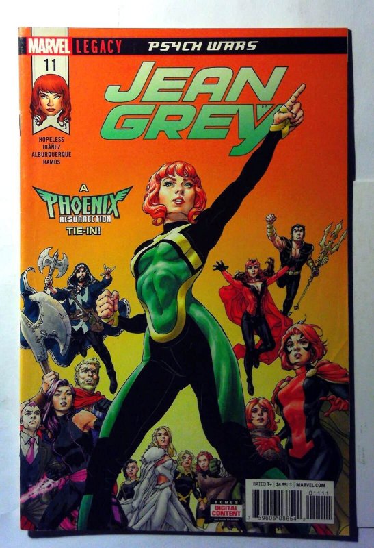 Jean Grey #11 (Marvel Comics, 2018), raw, ungraded comic book — front cover