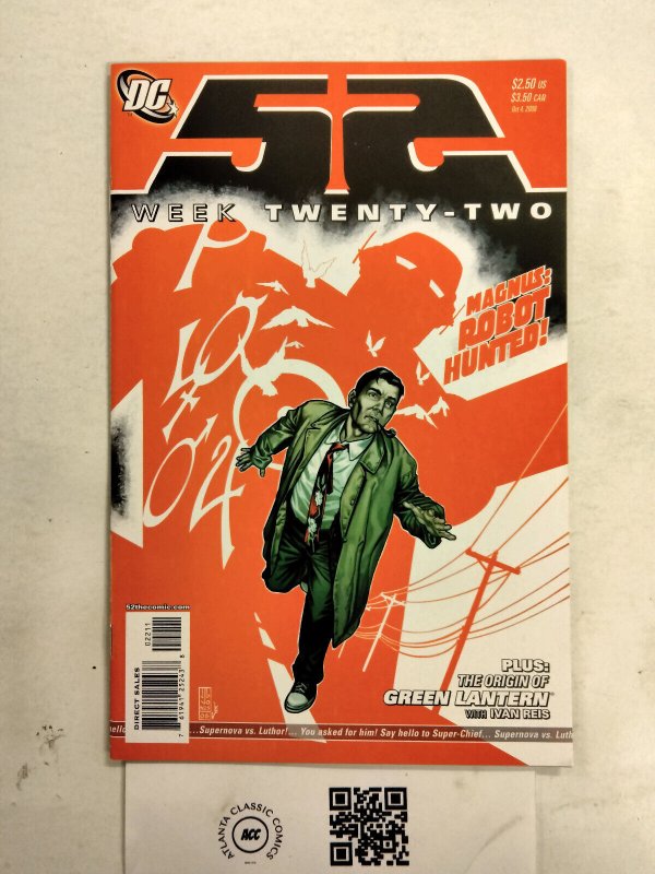 52 #22 (DC Comics, 2006), raw comic book in NM condition — front cover